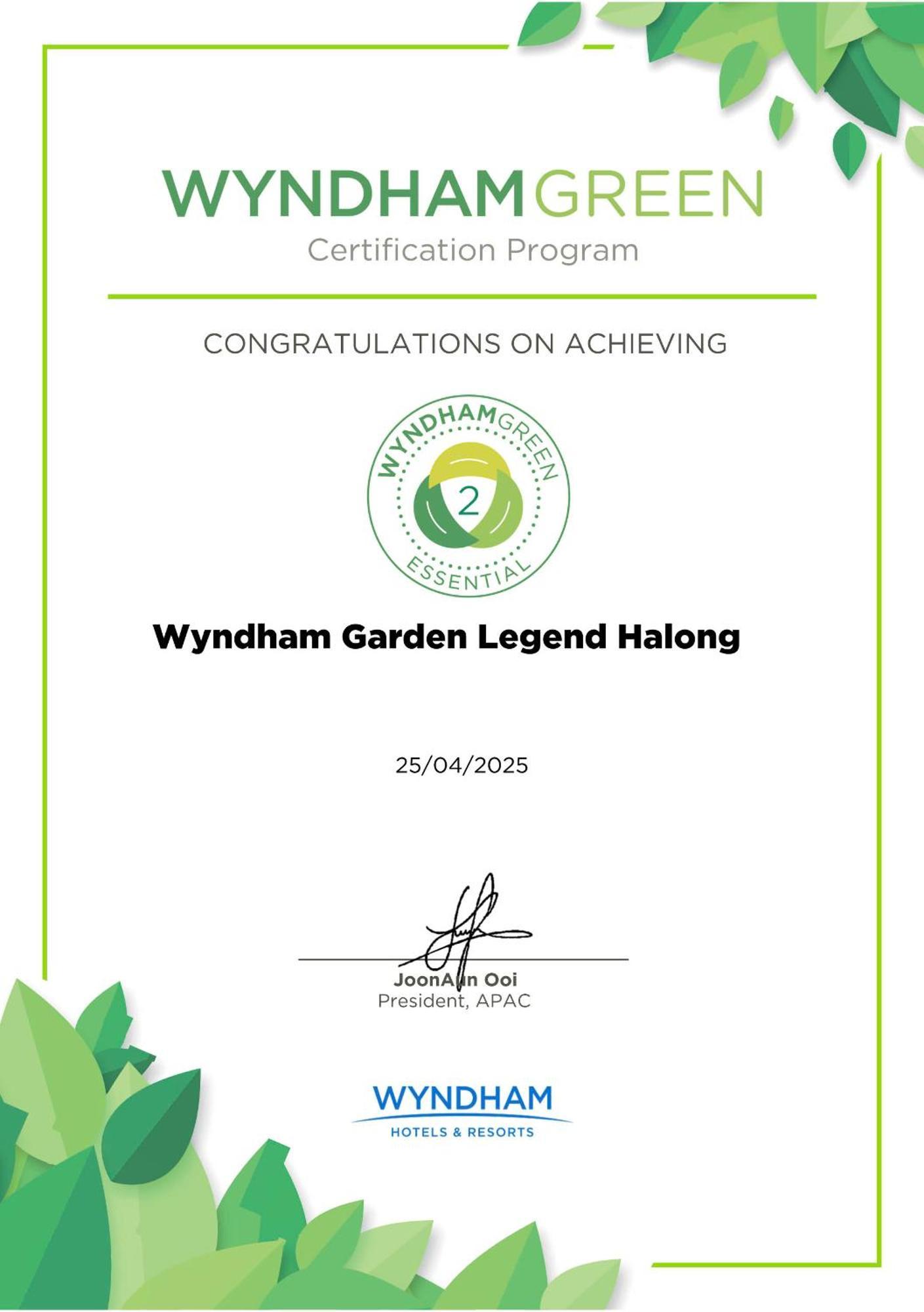Wyndham Garden Legend Halong Ha Long Exterior foto
